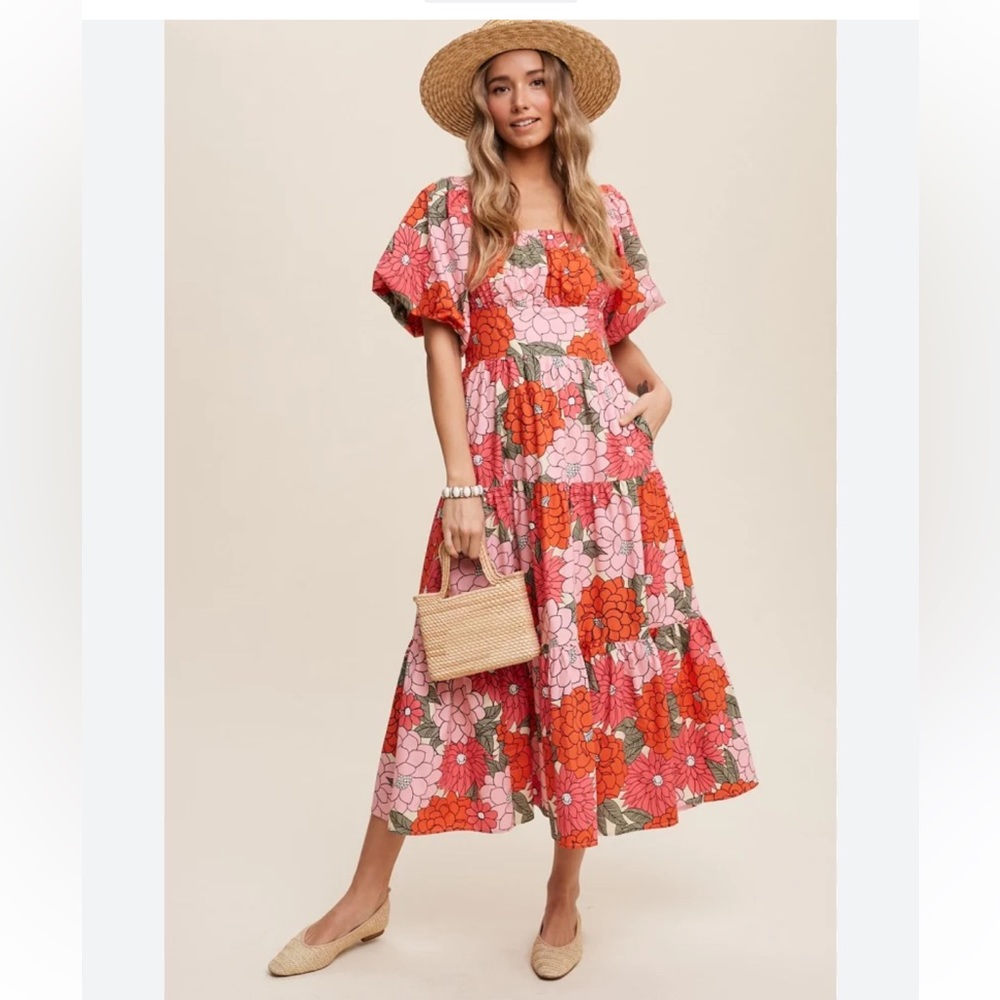 Mint & Major floral dress